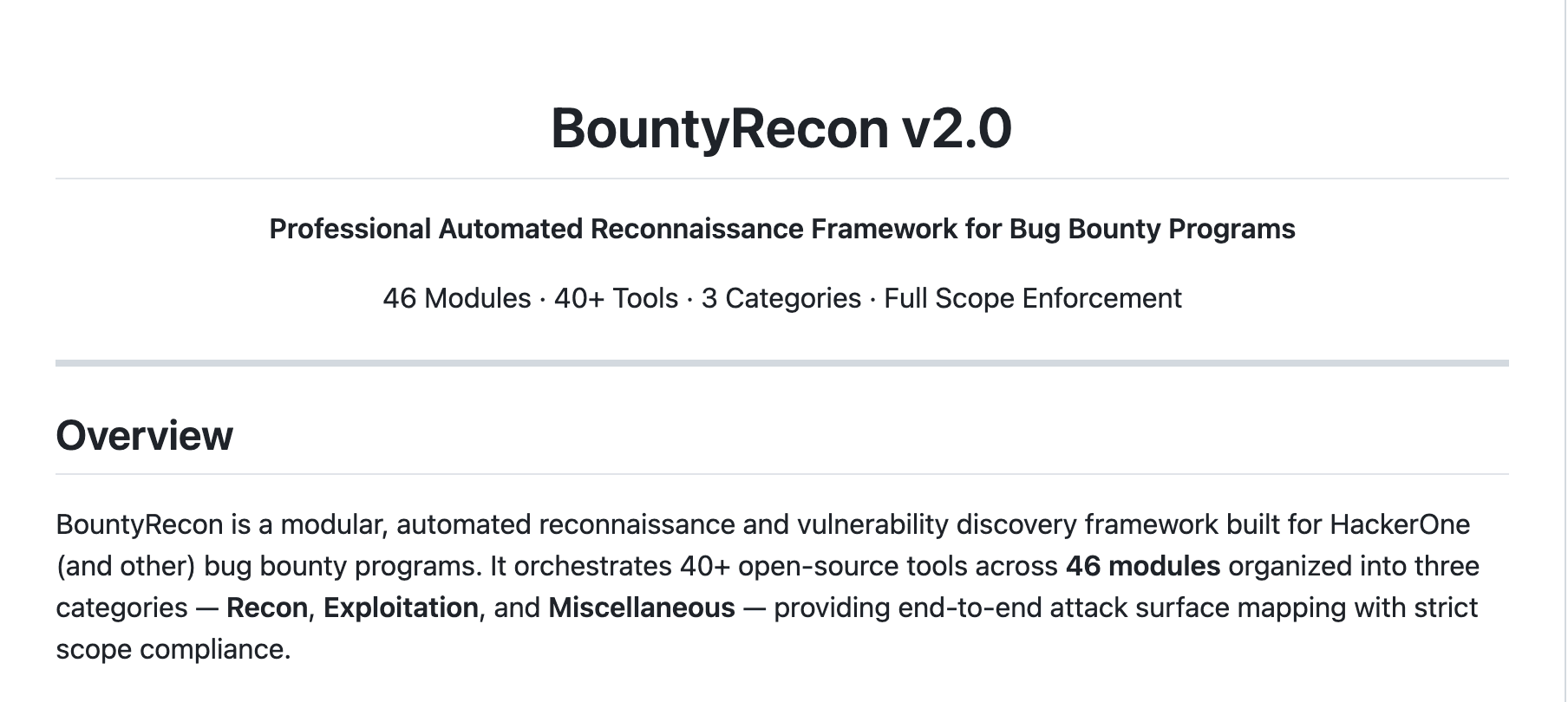 BountyRecon v2.0 preview