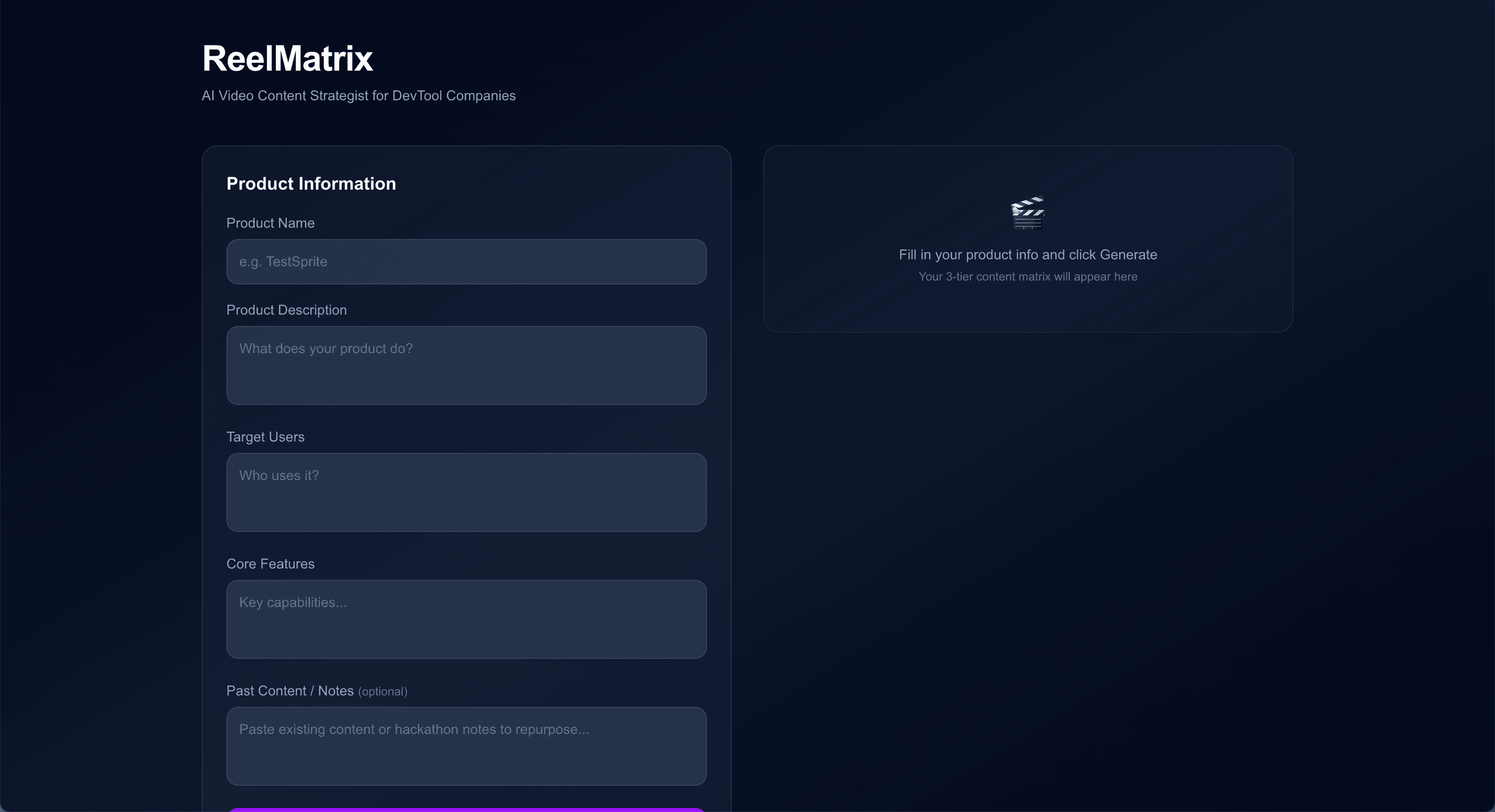 ReelMatrix preview