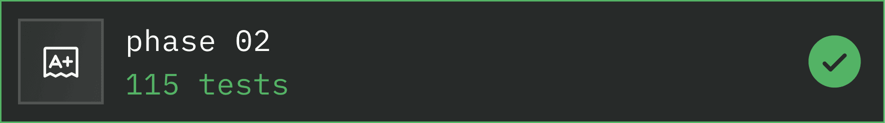 Phase 02 — 115 tests passed