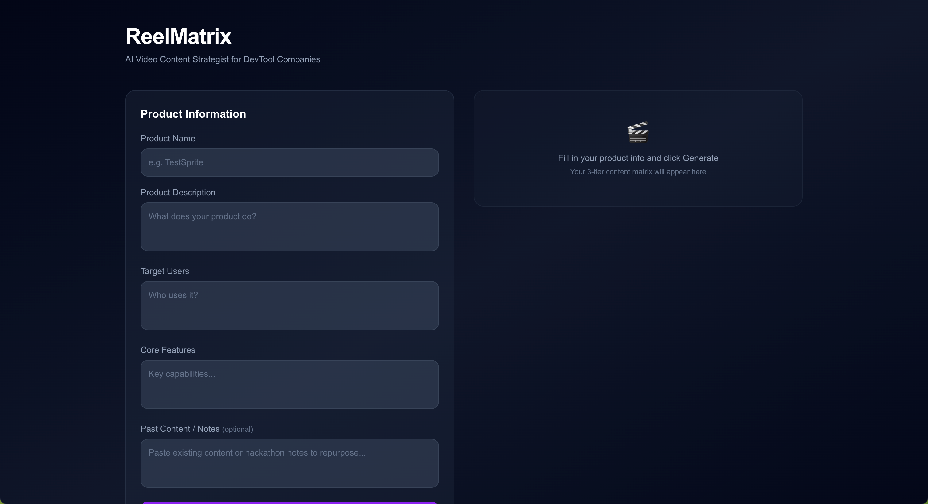ReelMatrix preview