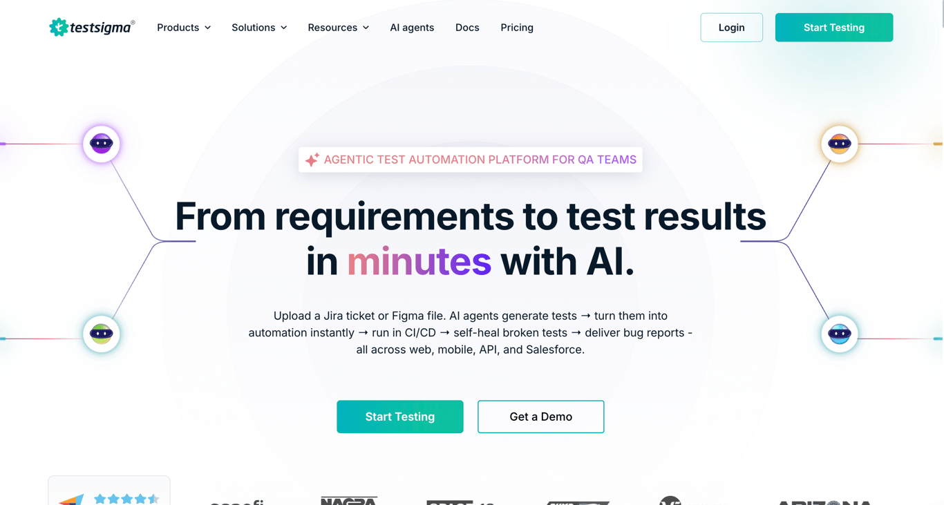 Testsigma-Plattform