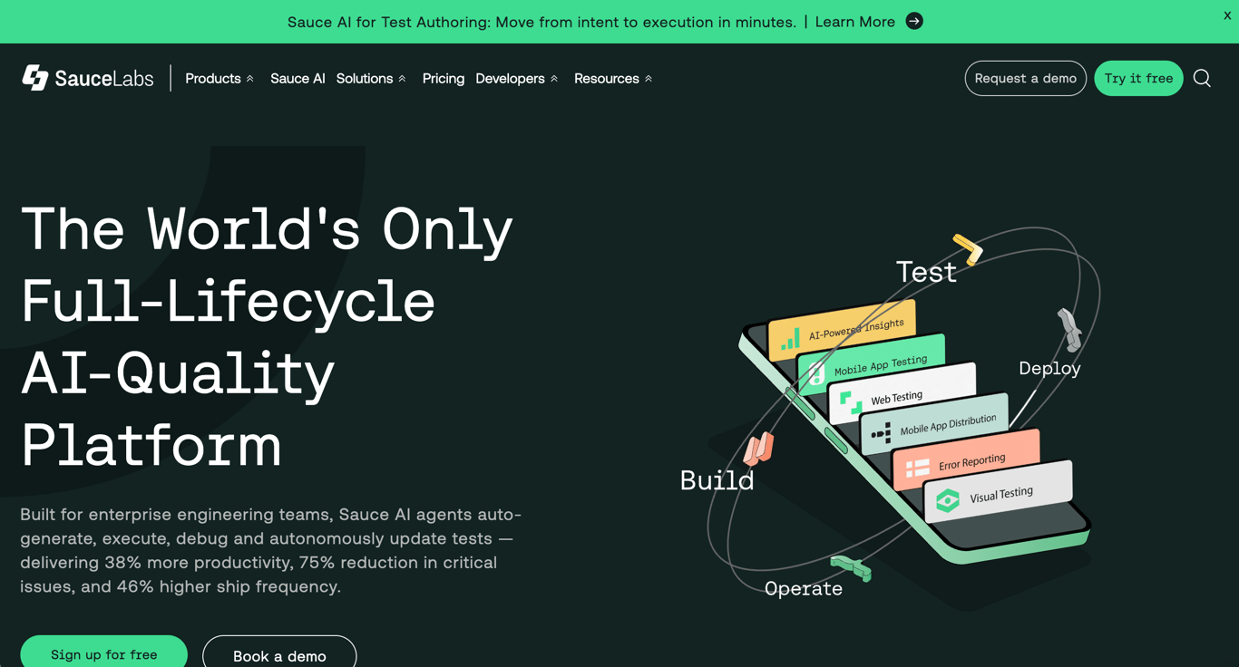 Sauce-Labs-Dashboard
